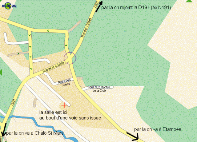 Salle des fêtes de Saint Hilaire (91780) - region